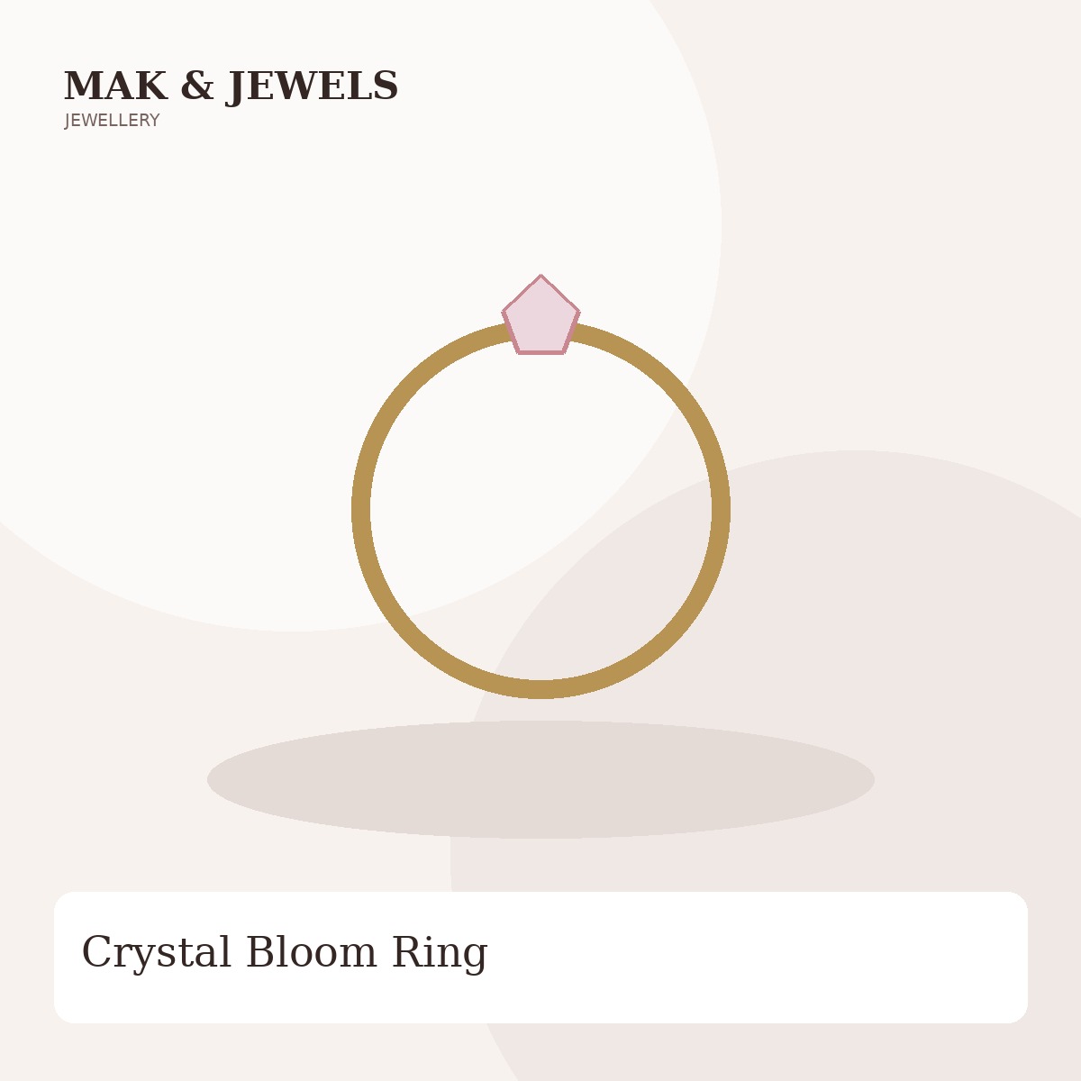 Crystal Bloom Ring