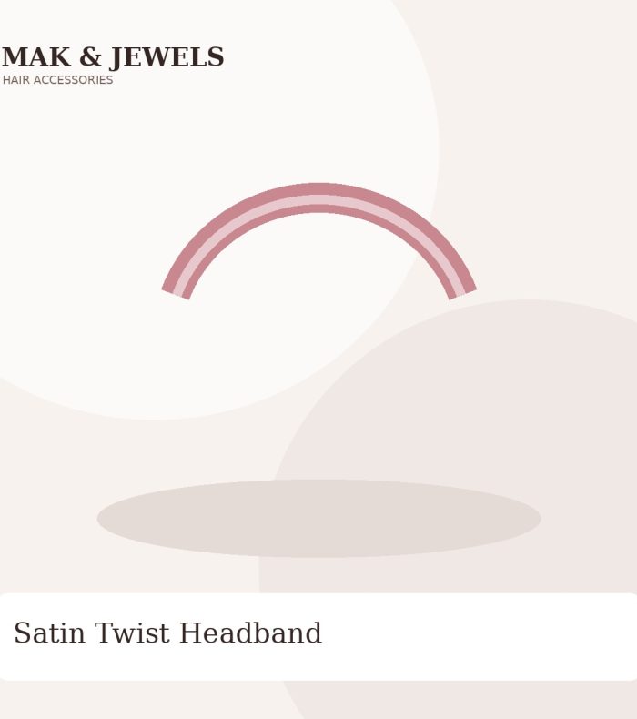 Satin Twist Headband