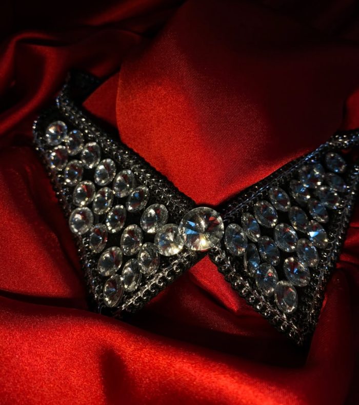 Crystal Shirt-Collar Statement Necklace
